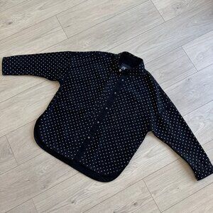 Rhinestone oversized shirts